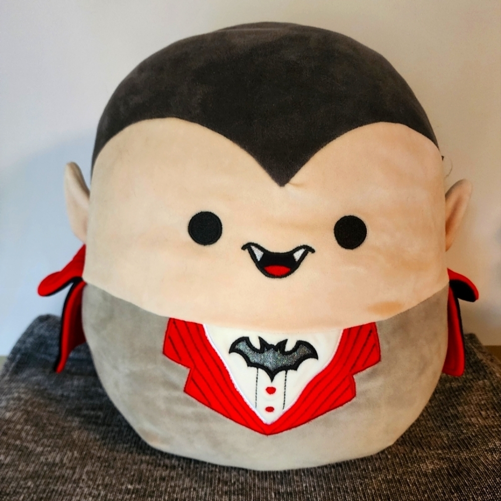 Squishmallows Dracula, Special Halloween Edition 12 inch, Super Soft Spooky